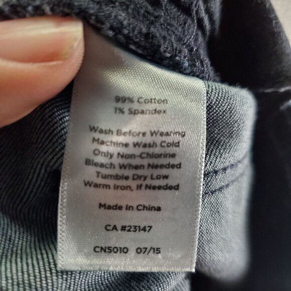 Talbots Jeans Womens 6 Blue Flawless Five-Pocket Slim Ankle Stretch Denim - Picture 4 of 10